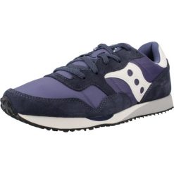 Buty Dorosły Saucony Dxn niebieski. Niebieskie buty trekkingowe męskie Saucony, bez wzorów, ze skóry, bez zapięcia, trekkingowe. Za 386.99 zł.