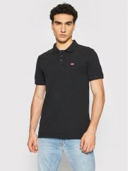 Levi's® Polo Standard Housemarked 35883-0007 Czarny Regular Fit. Czarne koszulki polo męskie l, bez wzorów, z bawełny, bez kołnierzyka, bez ramiączek. Za 139.99 zł.