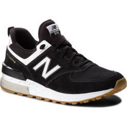 Sneakersy NEW BALANCE - MS574FCB Czarny. Czarne buty sportowe na co dzień męskie New Balance, z materiału, eleganckie. W wyprzedaży za 309.00 zł.