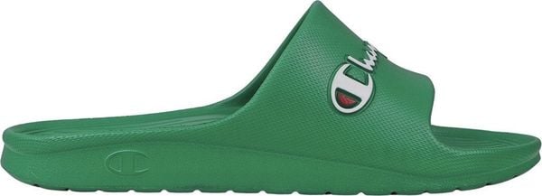 Klapki męskie Champion Cabana Slide zielone S22413 GS130 42. Zielone klapki i japonki męskie CHAMPION, bez wzorów. Za 91.79 zł.