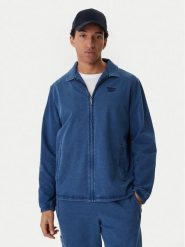 Reebok Bluza Aldridge RK25542CCM Niebieski Regular Fit. Niebieskie bluzy rozpinane męskie Reebok, l, bez wzorów, z bawełny, bez ramiączek, bez kaptura. Za 349.99 zł.