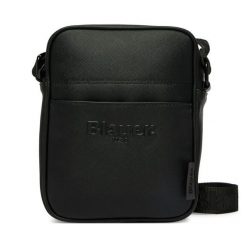 Saszetka Blauer. Czarne saszetki męskie Blauer, bez wzorów, małe. Za 299.99 zł.