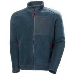 Polar Helly Hansen Panorama Pile Block. Niebieskie bluzy z polaru męskie Helly Hansen, bez wzorów, z dresówki, sportowe, bez ramiączek, bez kaptura. Za 596.00 zł.