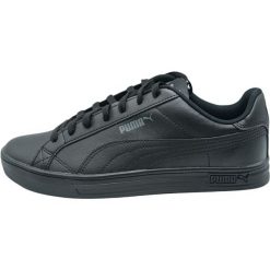 Trampki Puma Smash Vulcanised V3, Czarny. Czarne trampki męskie Puma, bez wzorów, bez zapięcia. W wyprzedaży za 271.70 zł.