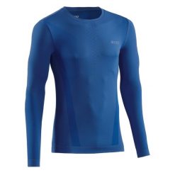 Koszulka sportowa z długim rękawem CEP Cold Weather Base męska. Niebieskie t-shirty sportowe męskie CEP, m, bez wzorów, sportowe, bez ramiączek. Za 209.00 zł.