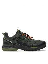 Aku Trekkingi Rocket Dfs Gtx GORE-TEX 726 Khaki. Brązowe buty trekkingowe męskie Aku, bez wzorów, z gore-texu, sportowe, bez obcasa, bez zapięcia. Za 819.99 zł.