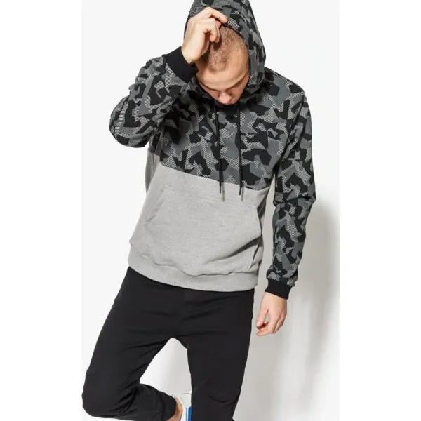 Confront Bluza More , szary, rozmiar XL. Szare bluzy nierozpinane męskie Confront, m, bez wzorów, z bawełny, bez ramiączek, bez kaptura. W wyprzedaży za 71.99 zł.