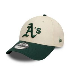 Czapka 9forty Oakland Athletics Colour Block. Brązowe czapki męskie New Era, bez wzorów. Za 163.50 zł.
