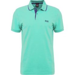 BOSS ATHLEISURE PEOS Koszulka polo green. Zielone koszulki polo męskie BOSS ATHLEISURE, z bawełny, polo. Za 379.00 zł.