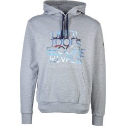 Bluza w kolorze szarym. Szare bluzy z kapturem męskie marki ARENA, l, z nadrukiem, z dzianiny, z kapturem. W wyprzedaży za 99.95 zł.