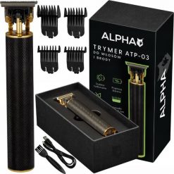 Trymer Alpha MASZYNKA TRYMER DO STRZYŻENIA GOLENIA WŁOSÓW BRODY ALPHA. Golarki męskie Alpha. Za 109.90 zł.