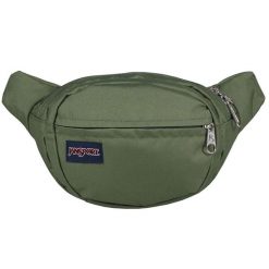 Torebka nerka sportowa dla dorosłych Fifth Avenue Waist Bag pojemność 2,5 L. Zielone saszetki męskie Jansport, bez wzorów. Za 138.50 zł.
