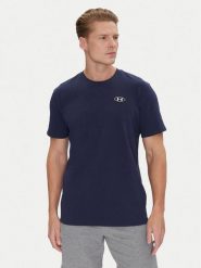 Under Armour T-Shirt Ua Hw Lc Patch Ss 1382902 Granatowy Loose Fit. Niebieskie t-shirty sportowe męskie Under Armour, m, bez wzorów, z syntetyku, sportowe, bez ramiączek. Za 99.99 zł.