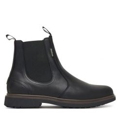Sztyblety Barbour. Czarne sztyblety męskie Barbour, bez obcasa, bez zapięcia. Za 669.99 zł.
