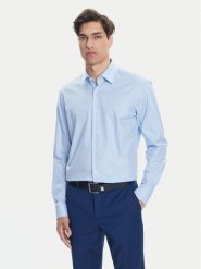 BOSS Koszula H-Joe 50519887 Błękitny Regular Fit. Niebieskie koszule męskie Boss, m, bez wzorów, z bawełny, bez kołnierzyka, bez ramiączek. Za 429.99 zł.