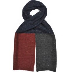 SZALIK MĘSKI WIELOBARWNY ZE STRUKTURALNEJ DZIANINY. Czerwone szaliki męskie TOP SECRET, na jesień, bez wzorów, z dzianiny, eleganckie. W wyprzedaży za 19.99 zł.