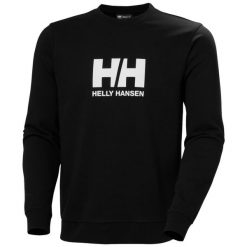 Bluza Helly Hansen Logo. Czarne bluzy nierozpinane męskie Helly Hansen, m, bez wzorów, bez ramiączek, bez kaptura. Za 333.50 zł.