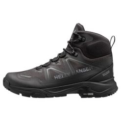 Buty turystyczne męskie Helly Hansen Cascade Mid HT. Czarne buty trekkingowe męskie Helly Hansen, bez wzorów, bez zapięcia. Za 439.99 zł.