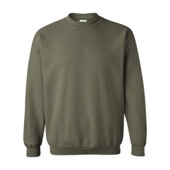 Bluza Rozpinana Z Grubej Mieszanki Dla Dorosłych Unisex. Zielone bluzy rozpinane męskie GILDAN, m, bez wzorów, bez ramiączek, bez kaptura. Za 63.99 zł.