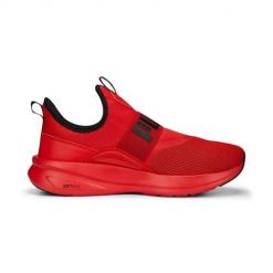 Buty do biegania męskie Puma Softride Enzo Evo. Czerwone buty do biegania męskie Puma, bez wzorów, z gumy, bez zapięcia, do biegania. Za 363.00 zł.