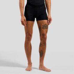 Bokserki męskie Odlo ACTIVE F-DRyIGHT ECO. Czarne bokserki męskie Odlo, m, bez wzorów. Za 139.99 zł.