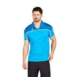 Polo Erima Change. Niebieskie koszulki polo męskie Erima, bez wzorów, sportowe, bez kołnierzyka, bez ramiączek. Za 208.50 zł.