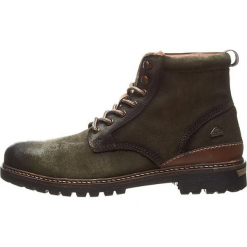 Skórzane botki w kolorze khaki. Brązowe sztyblety męskie Dockers by Gerli. W wyprzedaży za 181.95 zł.