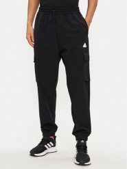 Adidas Spodnie dresowe City Escape IR5179 Czarny Regular Fit. Czarne spodnie dresowe męskie ADIDAS, bez wzorów, z dresówki. Za 239.99 zł.