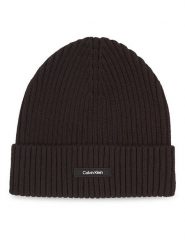 Calvin Klein Czapka Classic K50K512362 Czarny. Czarne czapki męskie Calvin Klein, na zimę, bez wzorów, z bawełny. Za 159.99 zł.