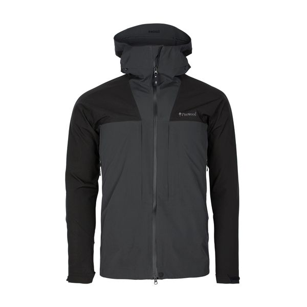 Kurtka przeciwdeszczowa męska Pinewood Abisko Trekking 3L. Szare kurtki męskie Pinewood, l, bez wzorów, sportowe, bez ramiączek, bez kaptura. Za 999.99 zł.