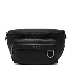 Saszetka nerka BOSS. Czarne saszetki męskie Boss, bez wzorów, małe. Za 449.99 zł.