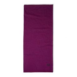 Komin chusta wielofunkcyjna z wełny merino lightweight. Czerwone szaliki męskie Buff, bez wzorów, z wełny, sportowe. Za 129.90 zł.