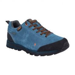 Buty do chodzenia męskie CMP Elettra Low Hiking Wp. Czarne buty trekkingowe męskie CMP, bez wzorów, sportowe, bez obcasa, bez zapięcia. W wyprzedaży za 299.99 zł.