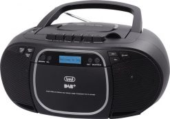 Radioodtwarzacz Trevi Boombox Trevi CMP576 DAB Radio CD MP3 kaseta black. Czarne radia Trevi. Za 387.91 zł.