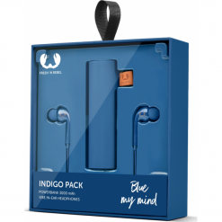 Fresh 'n Rebel Gift Pack Vibe & Powerbank 3000mAh Indigo. Słuchawki bluetooth FRESH N REBEL. Za 99.90 zł.