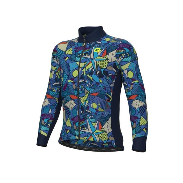 Bluza rowerowa męska Alé Cycling Solid Over. Niebieskie bluzy nierozpinane męskie ALÉ CYCLING, m, bez wzorów, bez ramiączek, bez kaptura. W wyprzedaży za 411.99 zł.