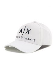 Armani Exchange Czapka z daszkiem 954039 CC513 00812 Biały. Białe czapki męskie Armani Exchange, bez wzorów, z bawełny. Za 209.99 zł.
