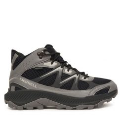 Trekkingi Merrell. Szare buty trekkingowe męskie Merrell, bez wzorów, bez zapięcia, trekkingowe. Za 499.99 zł.