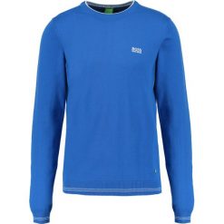 BOSS ATHLEISURE RIME Sweter victoria blue melange. Niebieskie kardigany męskie marki BOSS ATHLEISURE, z bawełny. W wyprzedaży za 383.20 zł.