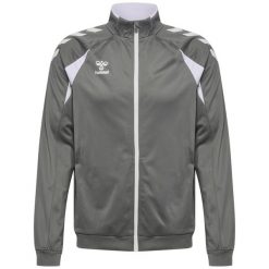 Kurtka z dresu Hummel Core 2.0. Białe kurtki męskie HUMMEL, bez wzorów, z dresówki, sportowe, bez ramiączek, bez kaptura. Za 223.50 zł.