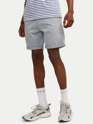 Jack & Jones Szorty materiałowe Jpstbowie 12165604 Szary Regular Fit. Szare szorty męskie Jack & Jones, bez wzorów, z bawełny. Za 89.99 zł.
