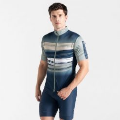AEP Pedal S/S męska bluza rowerowa. Zielone kurtki treningowe męskie Dare 2B, m, bez wzorów, bez kaptura, rowerowe. W wyprzedaży za 189.75 zł.