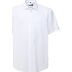 Seidensticker COMFORT FIT KENT Koszula biznesowa white. Białe koszule męskie Seidensticker, z bawełny, z klasycznym kołnierzykiem. Za 349.00 zł.