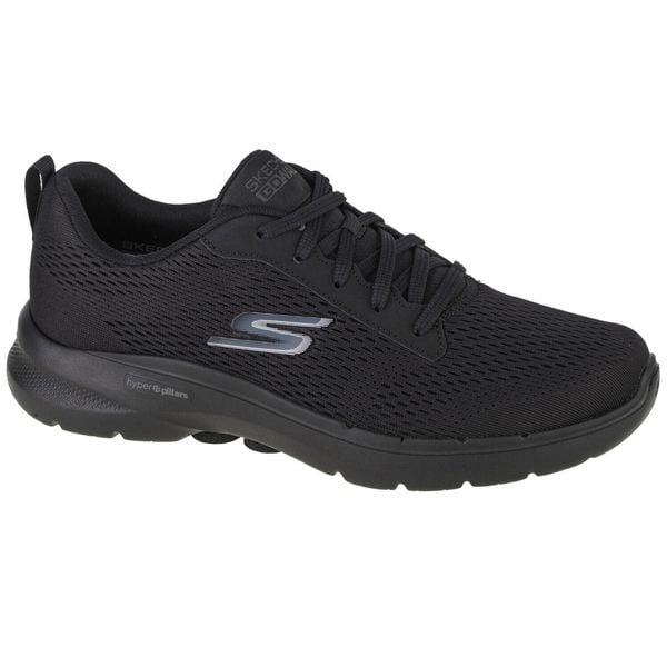 Buty sportowe Sneakersy męskie, Skechers Go Walk 6 Avalo. Czarne buty sportowe na co dzień męskie Skechers, m, bez wzorów, casualowe, bez ramiączek, bez kaptura, trekkingowe. Za 329.99 zł.