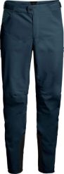 Vaude Spodnie softshellowe Vaude Qimsa II dla mężczyzn dark sea XXL. Niebieskie szorty sportowe męskie Vaude, bez wzorów. Za 343.85 zł.