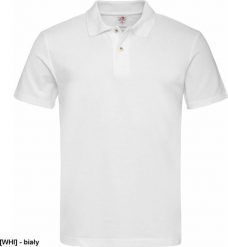 Stedman SST3000 - Polo męskie ST3000 - biały M. Białe koszulki polo męskie Stedman, m, bez wzorów, bez kołnierzyka, bez ramiączek. Za 52.02 zł.