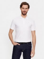 Calvin Klein Polo Smooth Cotton Slim Polo K10K111657 Biały Regular Fit. Białe koszulki polo męskie Calvin Klein, m, bez wzorów, z bawełny, bez kołnierzyka, bez ramiączek. Za 199.99 zł.