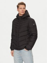 Guess Kurtka przejściowa M5RL45 WCQA2 Czarny Regular Fit. Czarne kurtki męskie Guess, m, z aplikacjami, z syntetyku, bez ramiączek, bez kaptura. Za 429.99 zł.