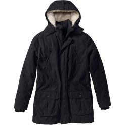Parka ocieplana bonprix czarny. Parki męskie marki bonprix. Za 199.99 zł.