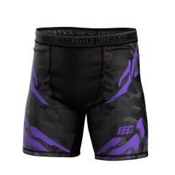 Spodenki Vale Tudo do MMA męskie EXTREME HOBBY BLACK PANTHER. Czarne szorty sportowe męskie EXTREME HOBBY, bez wzorów, z elastanu, sportowe. Za 179.00 zł.